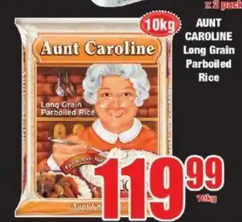 Boxer Aunt Caroline Long Grain Parboiled Rice 10kg offer