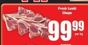 Boxer Fresh Lamb Chops per kg offer