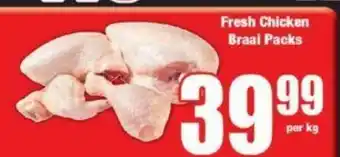 Boxer Fresh Chicken Braai Packs per kg offer