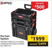 Builders Warehouse Qbrick Pro Cart System offer