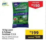 Builders Warehouse Protek 10Kg Lawn & Foliage Fertiliser 7:1:3 offer