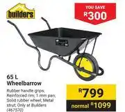 Builders Warehouse Builders 65L Wheelbarrow offer