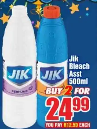 Jik Bleach Asst 500ml