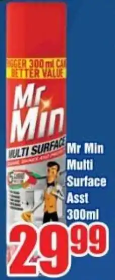 Mr Min Surface Asst 400ml