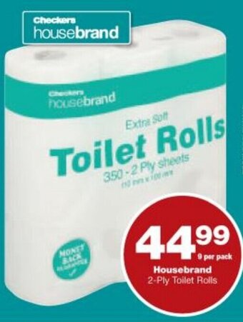 Checkers Liquor Shop Housebrand 2-ply Toilet Rolls offer