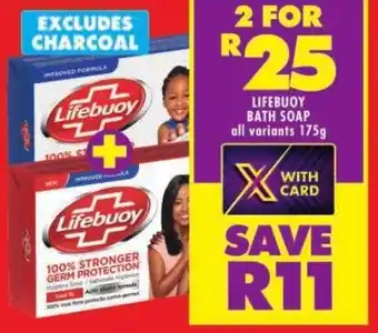 Shoprite LIFEBUOY BATH SOAP all variants 175g offer