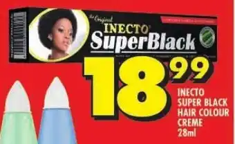 Shoprite INECTO SUPER BLACK HAIR COLOUR offer