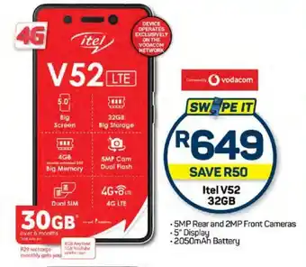 Pick n Pay Itel V52 32GB offer