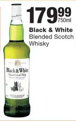 Checkers Liquor Shop Black & White Blended Scotch Whisky offer