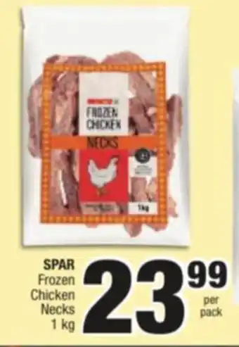 Spar Savemor SPAR Frozen Chicken Necks 1kg offer