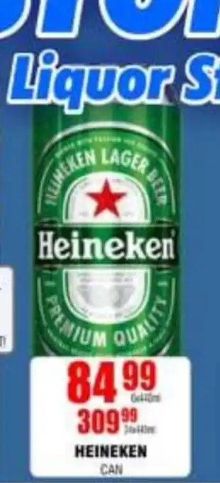 Prestons Heineken Can offer