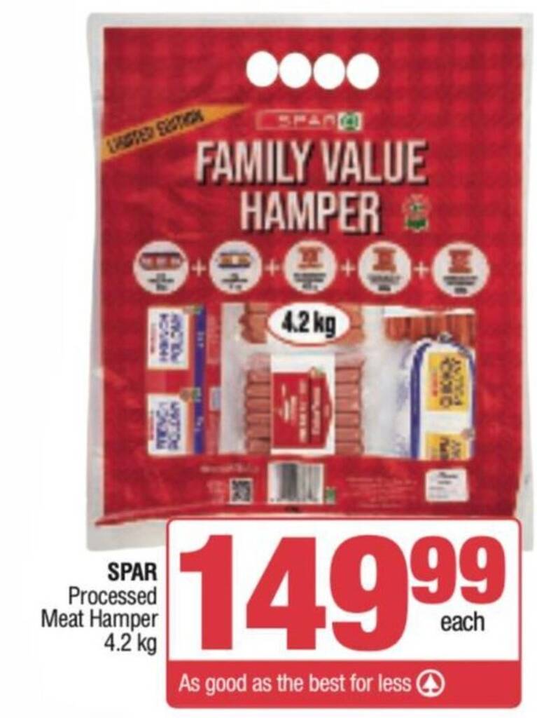 SPAR Processed Meat Hamper 4.2 kg offer at Spar Savemor