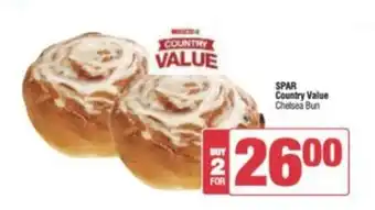 Spar Savemor SPAR Country Value Chelsea Bun offer