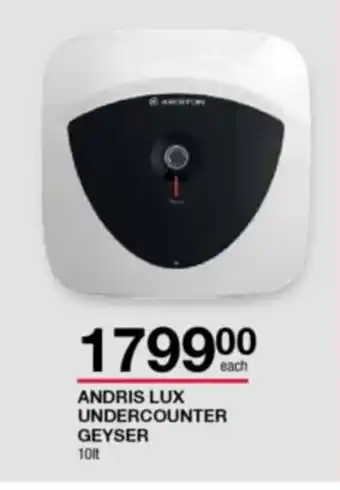 Andris Lux Undercounter Geyser 10lt