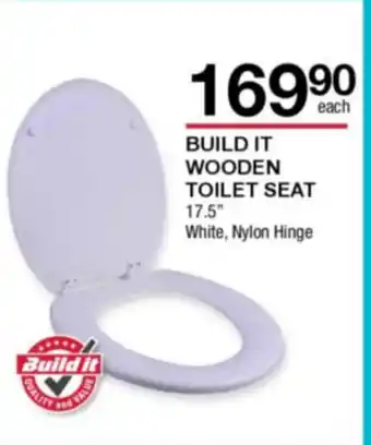 Build It Built It Wooden Toilet Seat 17.5" offer