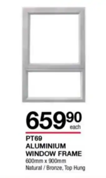 Build It PT69 Aluminium Window Frame 600mmx900mm offer