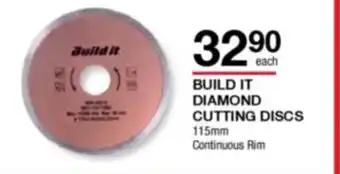 Build It Built It Diamond Cutting Discs 115mm offer