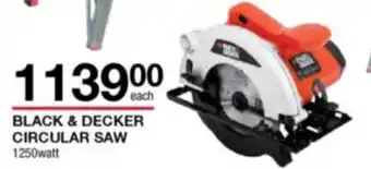 Build It Black & Decker Circular Saw 1250watt offer