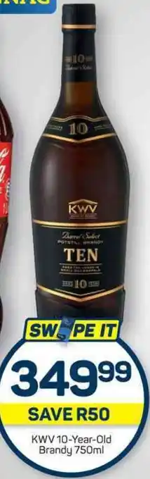 Pick n Pay KWV 10-Year-Old Brandy 750ml offer