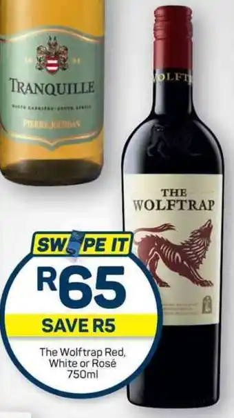 Pick n Pay The Wolftrap Red, White or Rosé 750ml offer