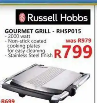Tafelberg Furnishers Russell Hobbs - Gourmet Grill - RHSP015 offer