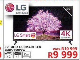 Tafelberg Furnishers LG - 55" UHD 4K Smart LED - 55UP7500PVG offer