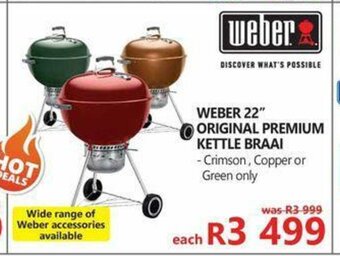 Weber - 22" Original Premium Kettle Braai