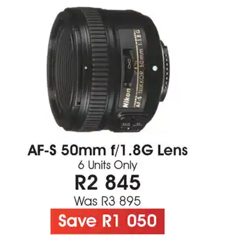 The Digital Experience Nikon - AF-S 50mm f/1.8G Lens offer