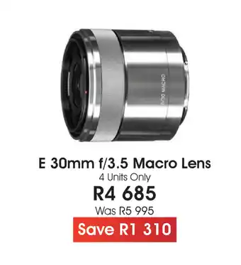Sony - E 30mm f/3.5 Macro Lens
