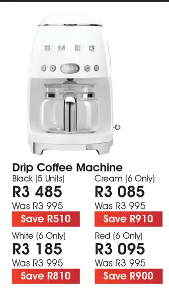Smeg - Drip Coffee Machine - White