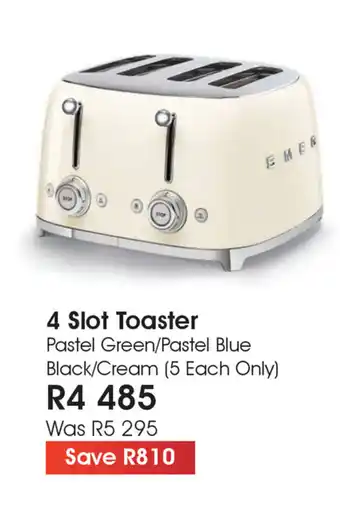 The Digital Experience Smeg - 4 Slot Toaster offer