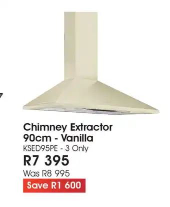 The Digital Experience Smeg - Chimney Extractor 90cm - Vanilla offer