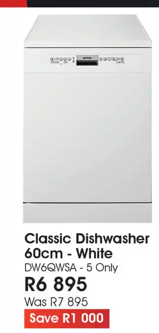 The Digital Experience Smeg - Classic Dishwasher 60cm - White offer