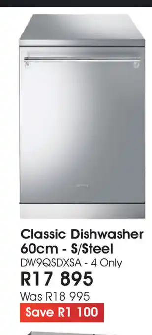 The Digital Experience Smeg - Classic Dishwasher 60cm - S/Steel offer