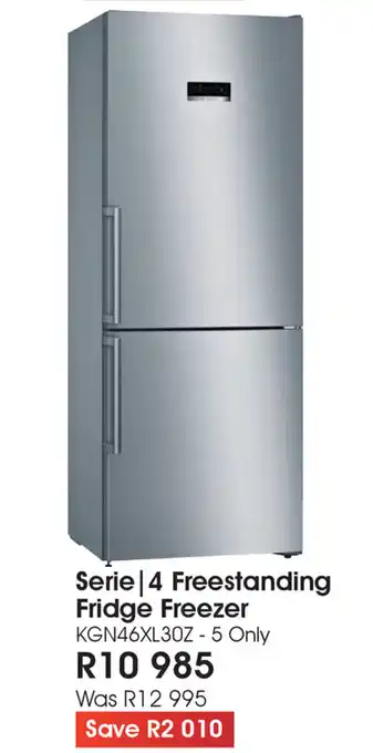 The Digital Experience Bosch - Serie 4 Freestanding Fridge Freezer offer