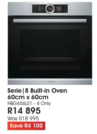 The Digital Experience Bosch - Serie 8 Built-in Oven 60cm x 60cm offer