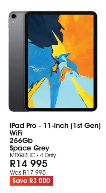 iPad Pro - 11 inch (1st Gen) Wifi 256GB Space Grey