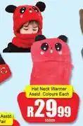 A5 Cash & Carry Hat Neck Warmer Assorted Colours-Each offer