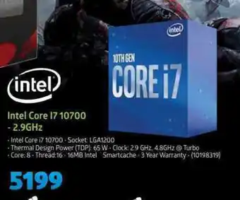 Incredible Connection Intel - Core i7 10700 - 2.9GHz offer
