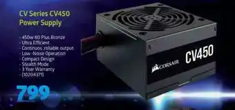 Incredible Connection CV Series CV450 Power Supply offer