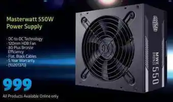 Masterwatt 550W Power Supply