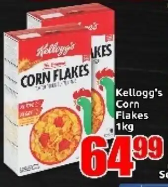 Three Star Cash and Carry Kellogg's Corn Flakes 1kg offer