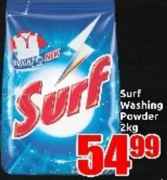 Three Star Cash and Carry Surf Washing Powder 2kg offer