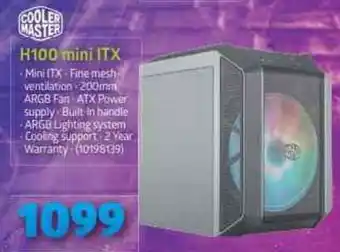Incredible Connection Cooler Master - H100 Mini ITX offer