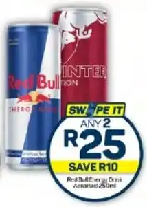 Pick n Pay Hypermarket Red Bull Energy Drink Assorted 250ml offer