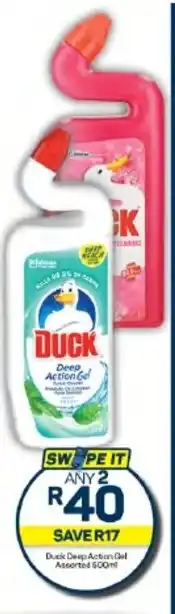 Pick n Pay Hypermarket Duck Deep Action Gel Assorted 500ml offer