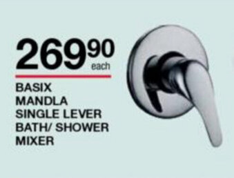 Basix Mandla Single Lever Bath/Shower Mixer
