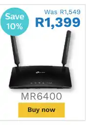 First Shop TP-Link MR6400 Wi-Fi 4 Wireless Router offer