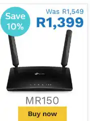 First Shop TP-Link MR150 Wi-Fi 4 Wireless Router offer