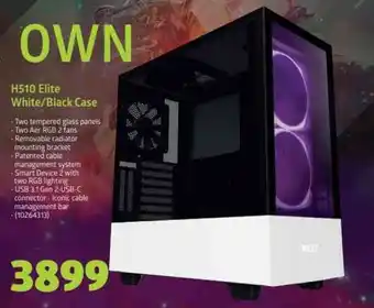 Incredible Connection H510 Elite White/Black Case offer